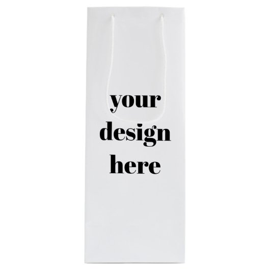 Personalisieren oder Anpassen Geschenktüte Für Weinflaschen (Vorderseite)