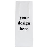 Personalisieren oder Anpassen Geschenktüte Für Weinflaschen (Vorderseite)