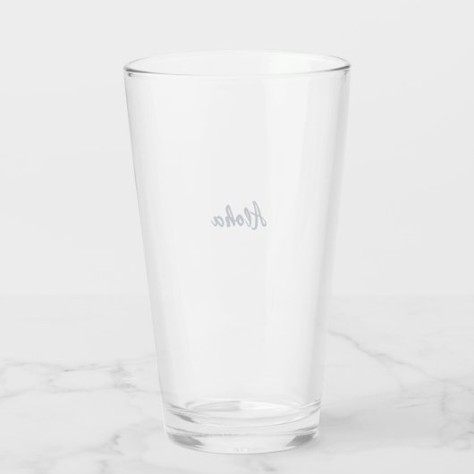 Personalisieren oder Anpassen Glas (Rückseite)