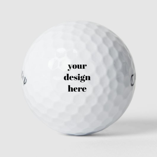 Personalisieren oder Anpassen Golfball (Vorderseite)