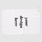 Personalisieren oder Anpassen Golfhandtuch (Horizontal)