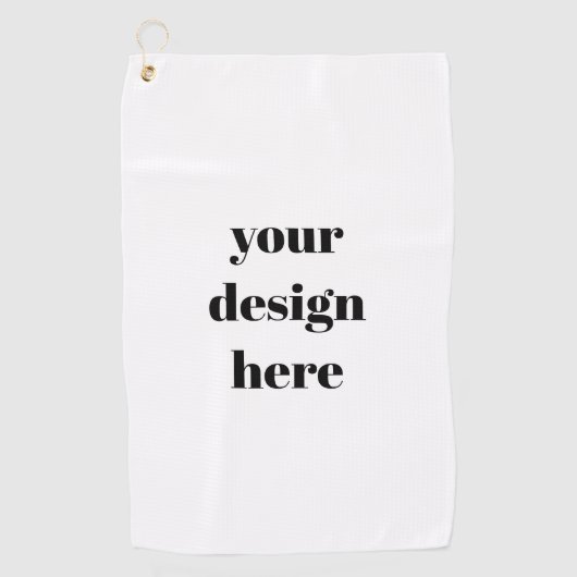 Personalisieren oder Anpassen Golfhandtuch (Vorderseite)