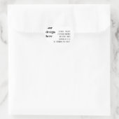 Personalisieren oder Anpassen Herz-Aufkleber (Tasche)