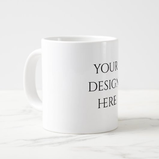 Personalisieren oder Anpassen  Jumbo-Tasse (Vorderseite Links)