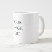 Personalisieren oder Anpassen  Jumbo-Tasse (Vorderseite Rechts)