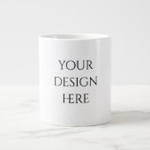 Personalisieren oder Anpassen  Jumbo-Tasse (Vorderseite)