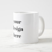 Personalisieren oder Anpassen Jumbo-Tasse (Vorderseite Rechts)