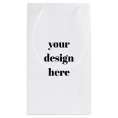 Personalisieren oder Anpassen Kleine Geschenktüte (Rückseite)