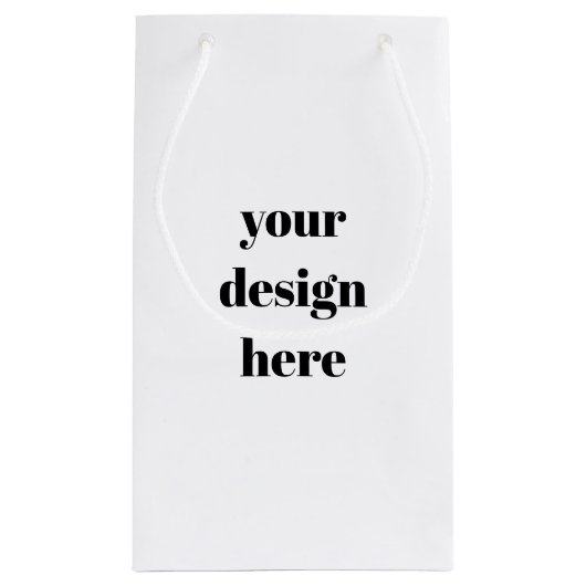 Personalisieren oder Anpassen Kleine Geschenktüte (Rückseite)