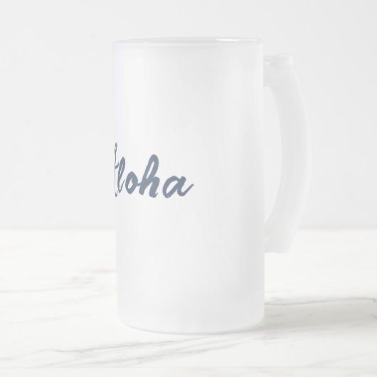 Personalisieren oder Anpassen Mattglas Bierglas (VorderseiteRechts)