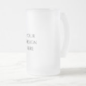 Personalisieren oder Anpassen Mattglas Bierglas (VorderseiteRechts)