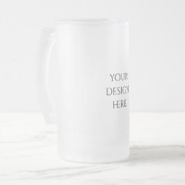 Personalisieren oder Anpassen Mattglas Bierglas