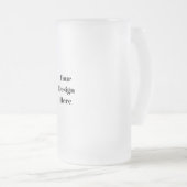 Personalisieren oder Anpassen Mattglas Bierglas (VorderseiteRechts)