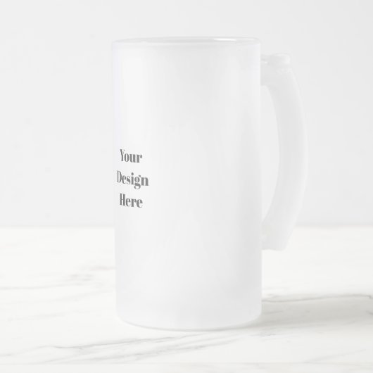 Personalisieren oder Anpassen Mattglas Bierglas (VorderseiteRechts)