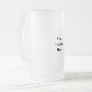 Personalisieren oder Anpassen Mattglas Bierglas