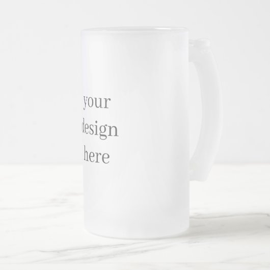 Personalisieren oder Anpassen Mattglas Bierglas (VorderseiteRechts)