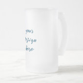 Personalisieren oder Anpassen Mattglas Bierglas (VorderseiteRechts)
