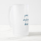 Personalisieren oder Anpassen Mattglas Bierglas (Vorderseite Links)