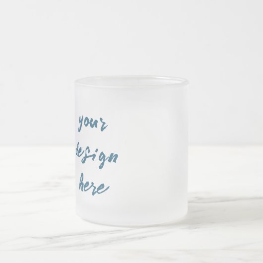 Personalisieren oder Anpassen Mattglastasse (Mittel)