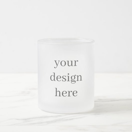 Personalisieren oder Anpassen Mattglastasse (Mittel)