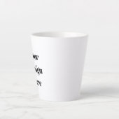 Personalisieren oder Anpassen Milchtasse (Vorderseite)