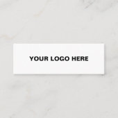 Personalisieren oder Anpassen Mini Visitenkarte (Vorderseite)