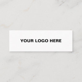 Personalisieren oder Anpassen Mini Visitenkarte