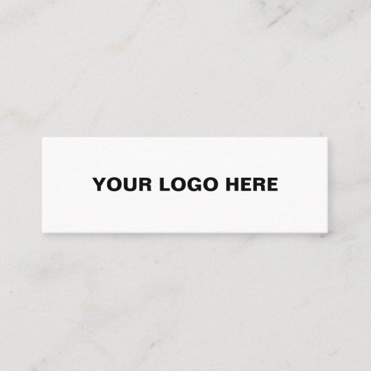 Personalisieren oder Anpassen Mini Visitenkarte (Vorderseite)