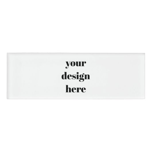 Personalisieren oder Anpassen Namenschild (Vorderseite)