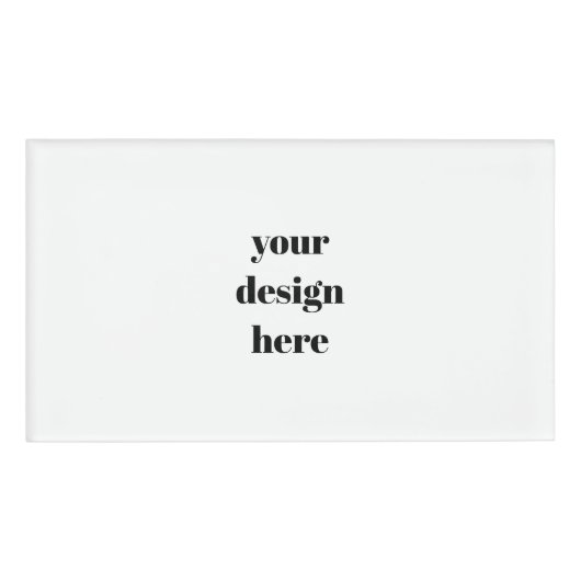 Personalisieren oder Anpassen Namenschild (Vorderseite)