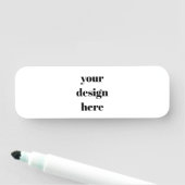 Personalisieren oder Anpassen Namensschild (Beispiel)