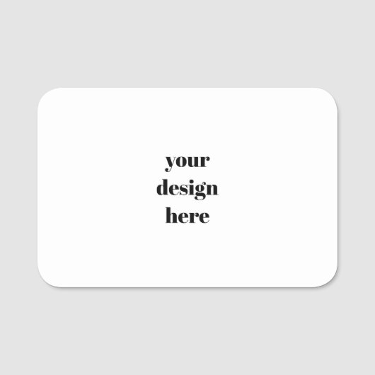 Personalisieren oder Anpassen Namensschild (Vorderseite)