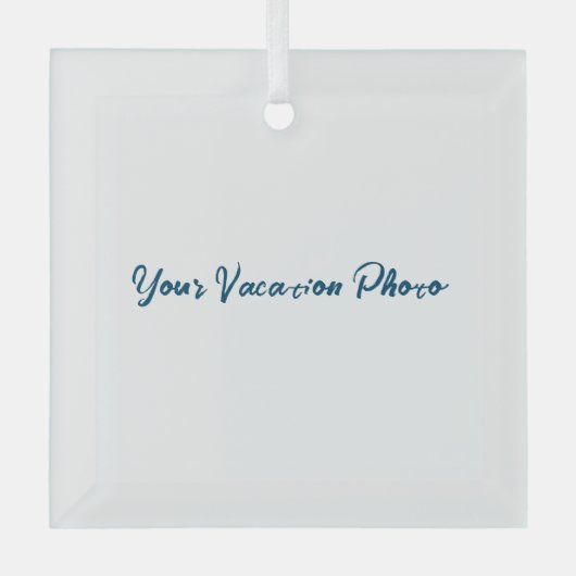 Personalisieren oder Anpassen Ornament Aus Glas (Vorderseite)