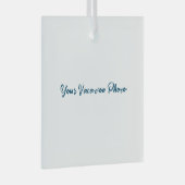 Personalisieren oder Anpassen Ornament Aus Glas (Vorderseite Rechts)