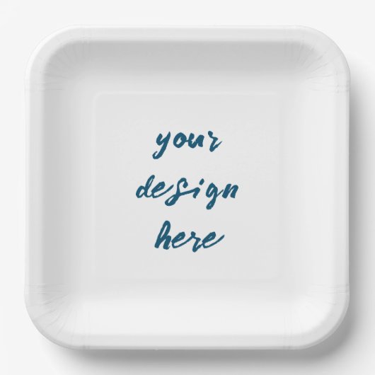 Personalisieren oder Anpassen Pappteller (Vorderseite)