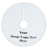 Personalisieren oder Anpassen Polyester Weihnachtsbaumdecke (Vorderseite)