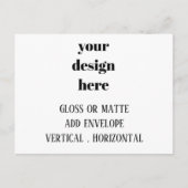 Personalisieren oder Anpassen Postkarte (Vorderseite)