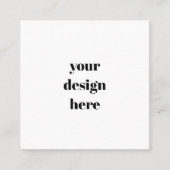 Personalisieren oder Anpassen Quadratische Visitenkarte (Vorderseite)