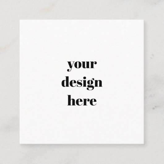 Personalisieren oder Anpassen Quadratische Visitenkarte (Vorderseite)