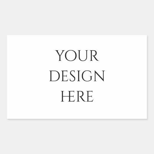 Personalisieren oder Anpassen Rechteckiger Aufkleber (Vorderseite)
