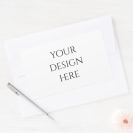 Personalisieren oder Anpassen Rechteckiger Aufkleber