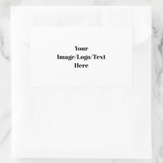 Personalisieren oder Anpassen Rechteckiger Aufkleber (Tasche)