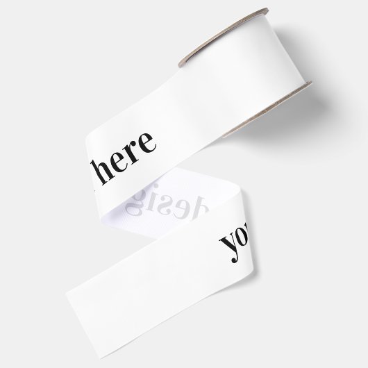 Personalisieren oder Anpassen Ripsband (Rückseite)