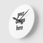 Personalisieren oder Anpassen Runde Wanduhr (Winkel)