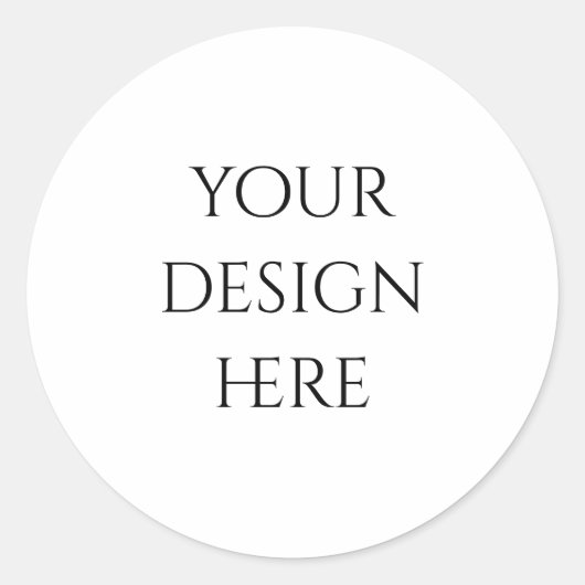 Personalisieren oder Anpassen Runder Aufkleber (Vorderseite)