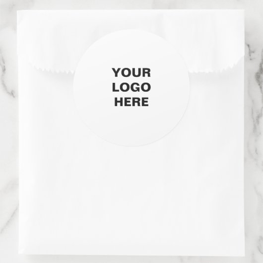 Personalisieren oder Anpassen Runder Aufkleber (Tasche)