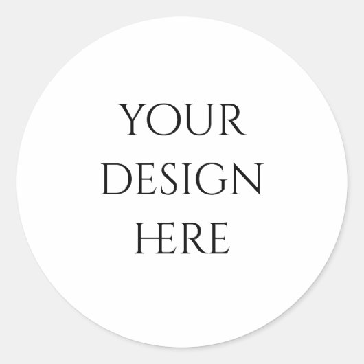 Personalisieren oder Anpassen Runder Aufkleber (Vorderseite)