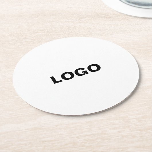 Personalisieren oder Anpassen Runder Pappuntersetzer (Angewinkelt)