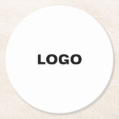 Personalisieren oder Anpassen Runder Pappuntersetzer (Vorderseite)