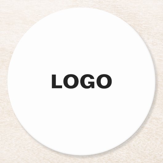 Personalisieren oder Anpassen Runder Pappuntersetzer (Vorderseite)